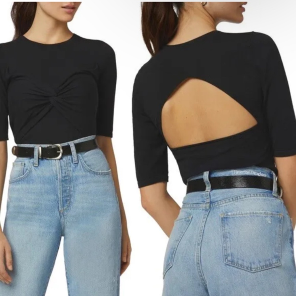 Favorite Daughter Twist Cutout T Shirt- NWOT
